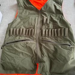 Veste chasse porte cartouche cal 12 solognac