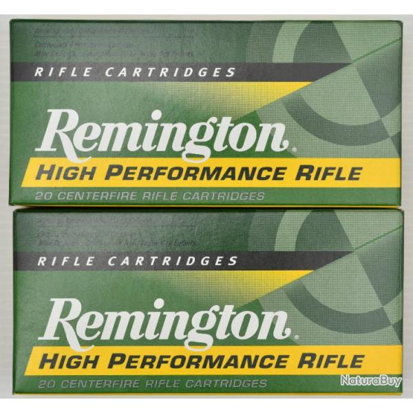 40 cartouches (2x20) .222 REM - REMINGTON ogive 50 grains PSP