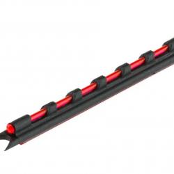 GUIDON FIBRE OPTIQUE TRUGLO 90 FLUO ROUGE