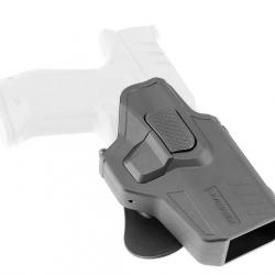 HOLSTER PADDLE POLYMERE 360° POUR WALTHER PDP RETENTION BOUTON