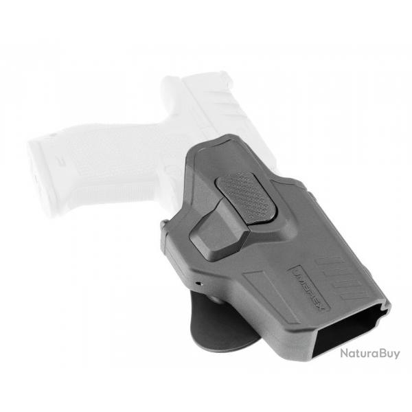 HOLSTER PADDLE POLYMERE 360 POUR WALTHER PDP RETENTION BOUTON