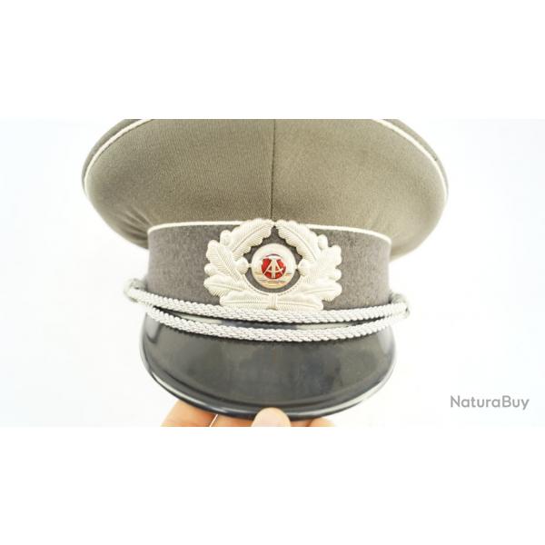 Casquette Officier RDA (Rpublique Dmocratique Allemagne) dat 1984 (environ) 1 sans prix de rser