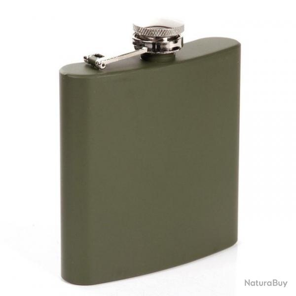 Flasque inox Fosco Pocket Flask Olive Green 6 oz 170 ml