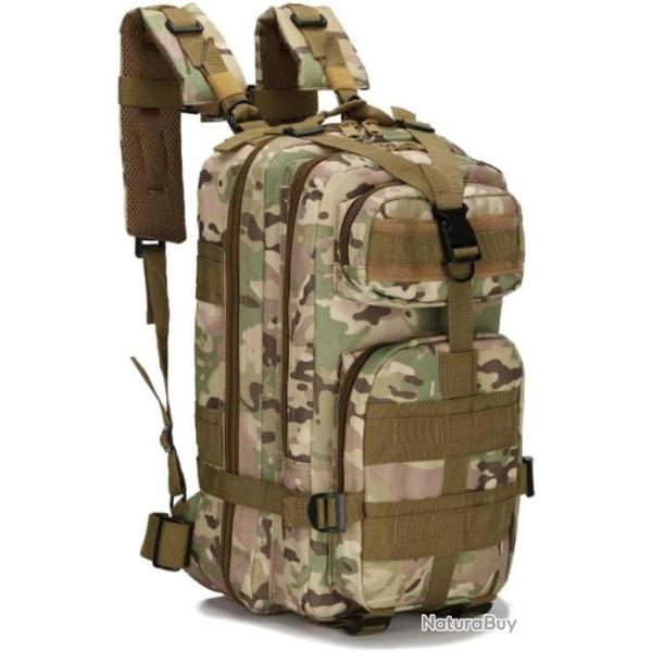 Sac  Dos Militaire Multifonction Molle Tactique Combat Randonne Etanche Trekking Camping Camo