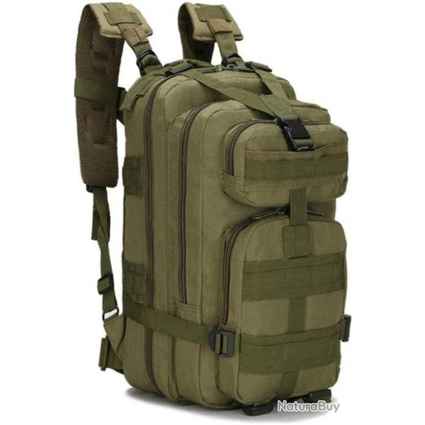 Sac  Dos Militaire Multifonction Molle Tactique Combat Randonne Etanche Trekking Camping Vert