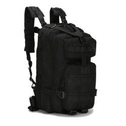 Sac à Dos Militaire Multifonction Molle Tactique Combat Randonnée Etanche Trekking Camping Noir