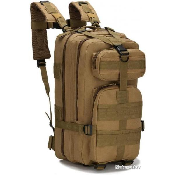 Sac  Dos Militaire Multifonction Molle Tactique Combat Randonne Etanche Trekking Camping Kaki