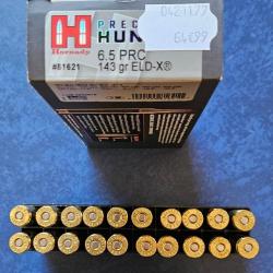 Munitions Hornady ELDX Precision Calibre 6.5 PRC