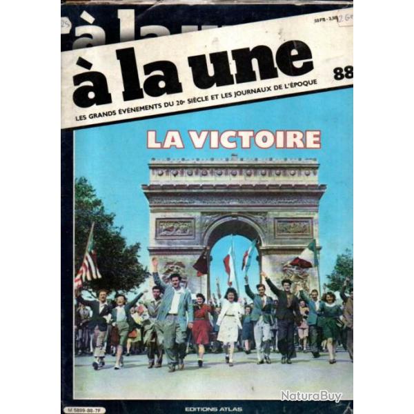  la une 88 avec les journaux , la victoire