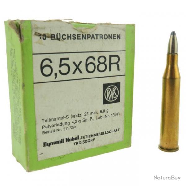 Boite de 7 Munitions 6,5x68R RWS