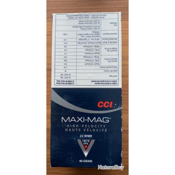 CCI 22 Magnum boite de 500