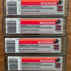 Winchester 22 LR SUPER-X 4 boites de 100