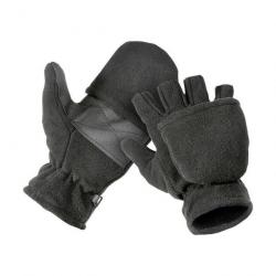 Gants moufles polaire Percussion renforts paumes - Noir / L