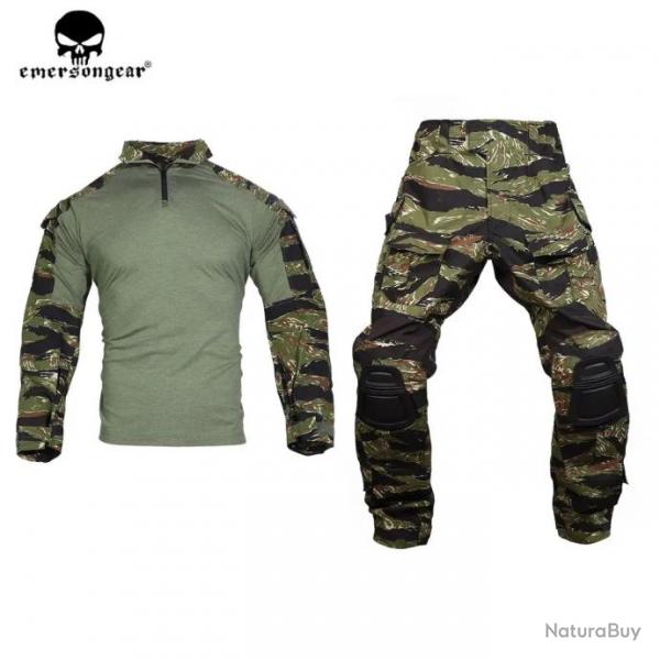 Emersongear Uniforme Tactique Tiger Stripe Type G3 - TS / L