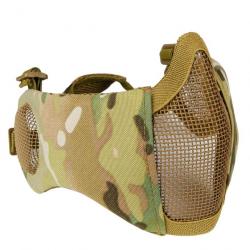 Masque de Protection Faciale Grillagé - Multicam