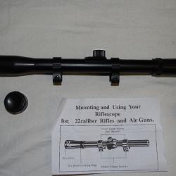 Lunette Rifle Scope 4 x 20