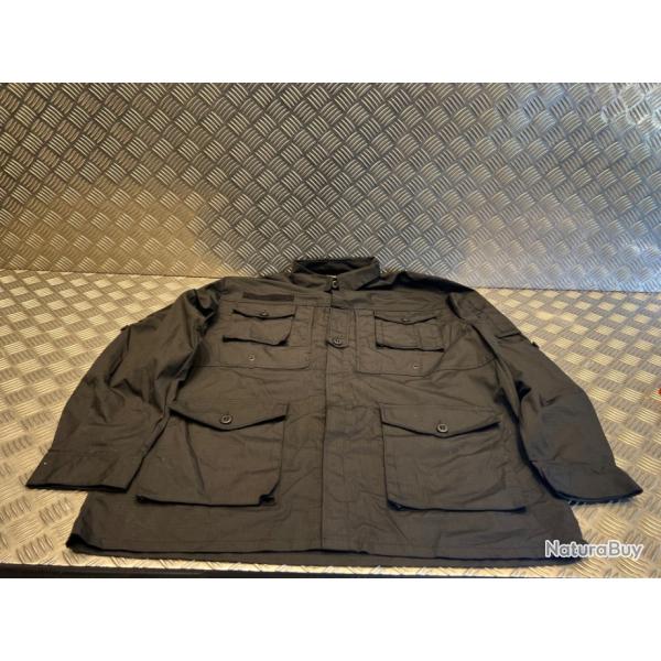 Veste Commando Smock Shirt noir mil-Tec Taille Xl