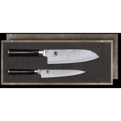 KAI Shun Classic DMS-230 : Set de 2 Couteaux de Cuisine Professionnels Japonais