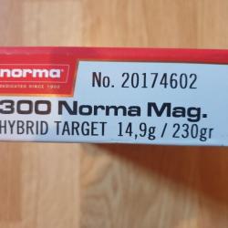 .300 Norma magnum 230gr berger - boite 20