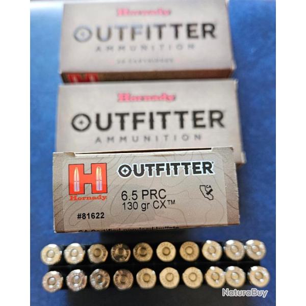 Munitions Hornady Outfitter calibre 6.5 PRC