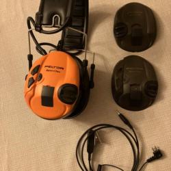 PELTOR SportTac + câble connexion radio