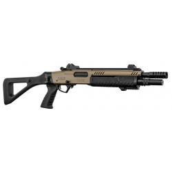 Réplique fusil à pompe FABARM STF12 Compact Dark Earth Gaz