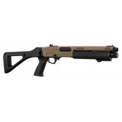 Réplique fusil à pompe FABARM STF12 initial TAN Gaz