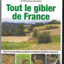 tout le gibier de france , les 90 espèces chassables , répartition géographique , populations et