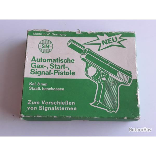 pistolet de starter  blanc SM