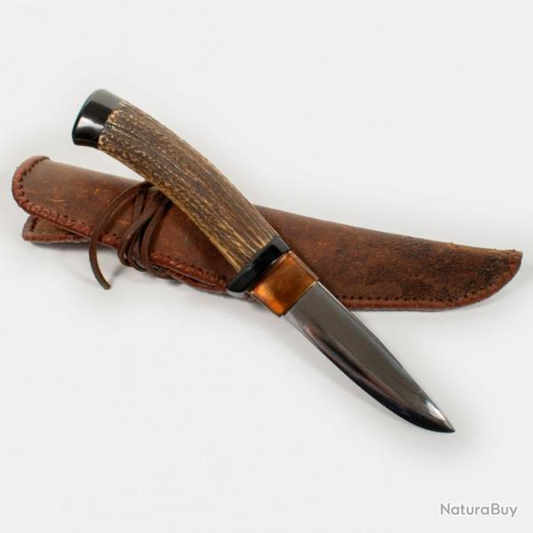 Couteau de Chasse Artisanal avec Manche Corne