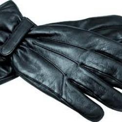 Gants Cuir Doublés Polaire XS