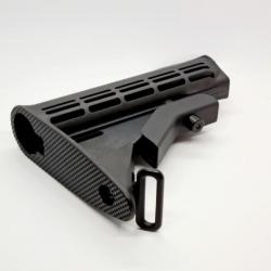 CROSSE TACTIQUE AR-15 MILSPEC Normes militaires NOIRE 3 POSITIONS POUR AIRSOFT OU ARME /!] NEUF /!]