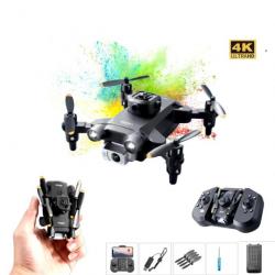 Mini Drone V30 4DRC - Caméra 4K HD, FPV RC, Évitement d'Obstacles, Hélicoptère Pro 5 Côtés 1080P