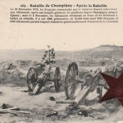 CPA - Militaire - Cataille de Champieny-Apres la Bataille N°631