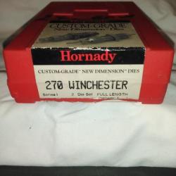 JEU D'OUTILS HORNADY CUSTOM GRADE CALIBRE 270 WINCHESTER