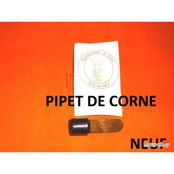 pipet de corne longueur 34mm diamtre 11.50mm marque WASSERMAN & SONS - VENDU PAR JEPERCUTE (JO770)