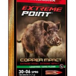 Munitions Winchester Cal.30-06 Extreme Point copper Impact 11.7g 180gr par 20