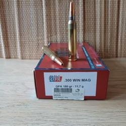 Munitions SOLOGNE 300 Win mag GPA  180Gr 11.7g