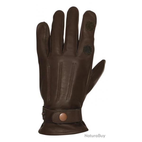 DESTOCKAGE 2025 ! Gants de chasse en cuir Percussion