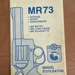 Livret d'instruction MR 73