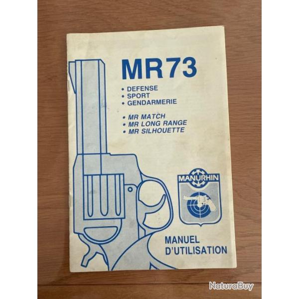 Livret d'instruction MR 73