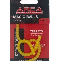 ARCA ESCHE ARTIFICIELLE MAGIC BALLS ARCA Jaune 6,00mm