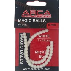 ARCA ESCHE ARTIFICIELLE MAGIC BALLS ARCA Blanc 6,00mm