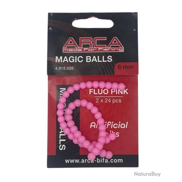 ARCA ESCHE ARTIFICIELLE MAGIC BALLS ARCA Roze 6,00mm