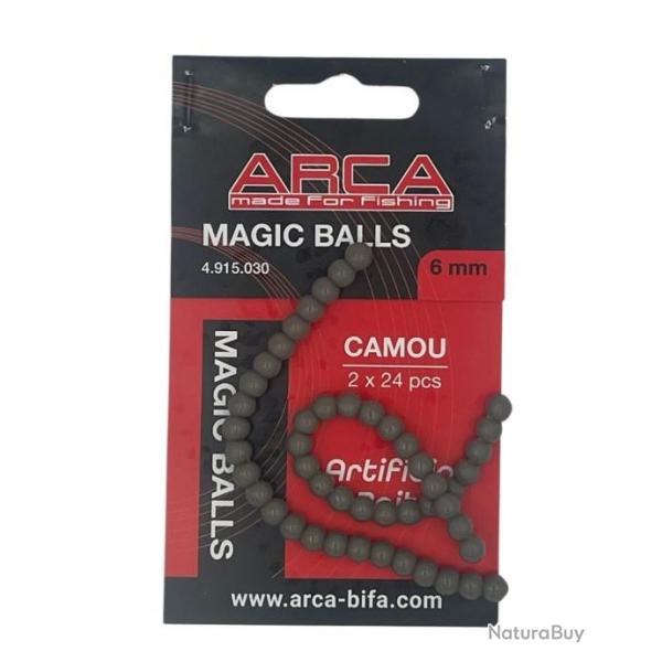 ARCA ESCHE ARTIFICIELLE MAGIC BALLS ARCA 6,00mm Camo