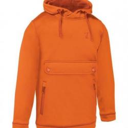 DESTOCKAGE 2025 ! Sweat Shirt Percussion Orange pour Enfant