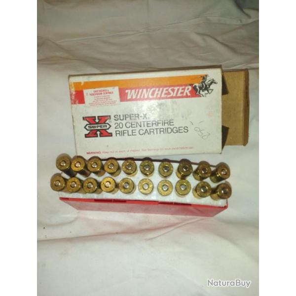 1 boite de 20 cartouches winchester calibre 338 winchester Mag. 200gr.power point