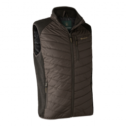 DESTOCKAGE 2025 ! Gilet Doudoune Sans Manches Deerhunter Moor Brown Leaf