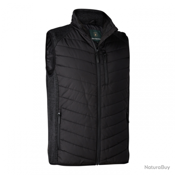 DESTOCKAGE 2025 ! Gilet Doudoune Sans Manches Deerhunter Moor Black