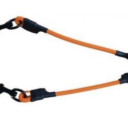 Coupleur pour chien orange fluo